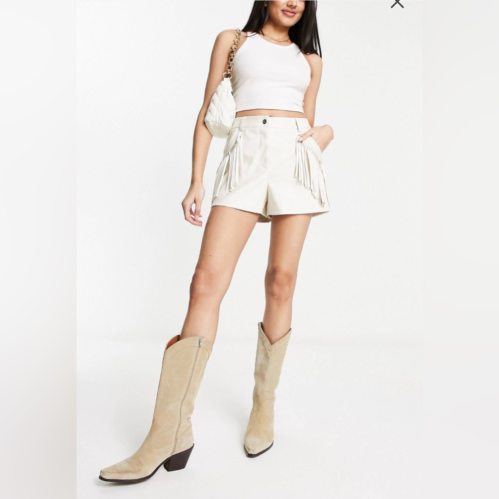 Miss Selfridge fringe festival shorts. Brand new with tags still attached.